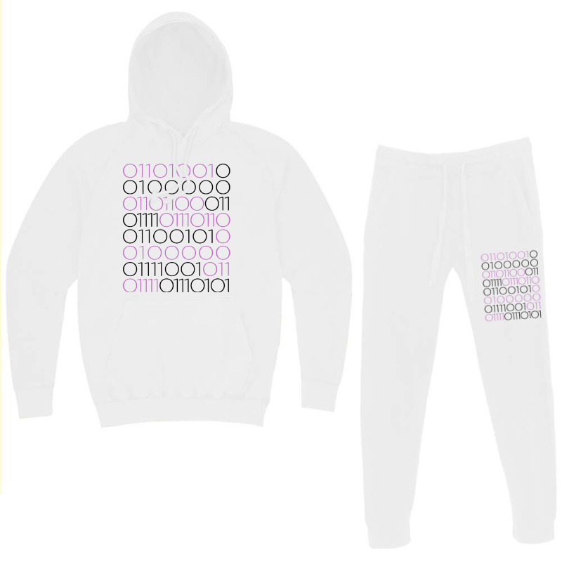 I Love You Binary Code Hoodie & Jogger Set | Artistshot