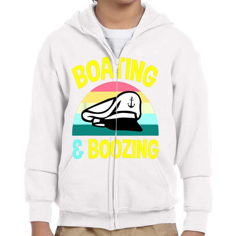 Boat Captain Youth Zipper Hoodie | Artistshot