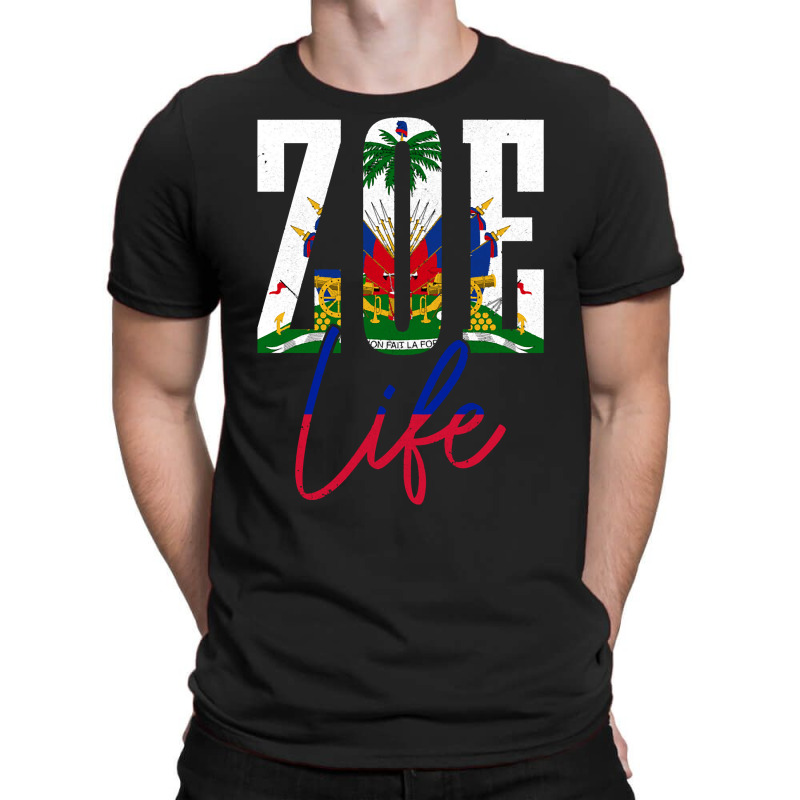 Haiti Flag Zoe Haitian Life Pride Vintage Haiti Pullover Hoodie T-shirt | Artistshot