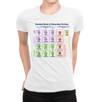 Particles Standard Model Higgs Boson Physics Teacher Student T Shirt Ladies Fitted T-shirt | Artistshot