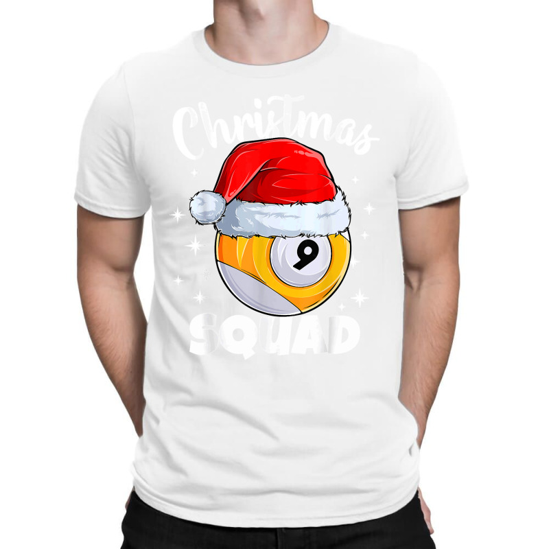 Billiards 9 Ball Christmas Squad Pool Balls Billiard Player T Shirt T-shirt | Artistshot