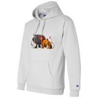 The Lion And Family Champion Hoodie | Artistshot