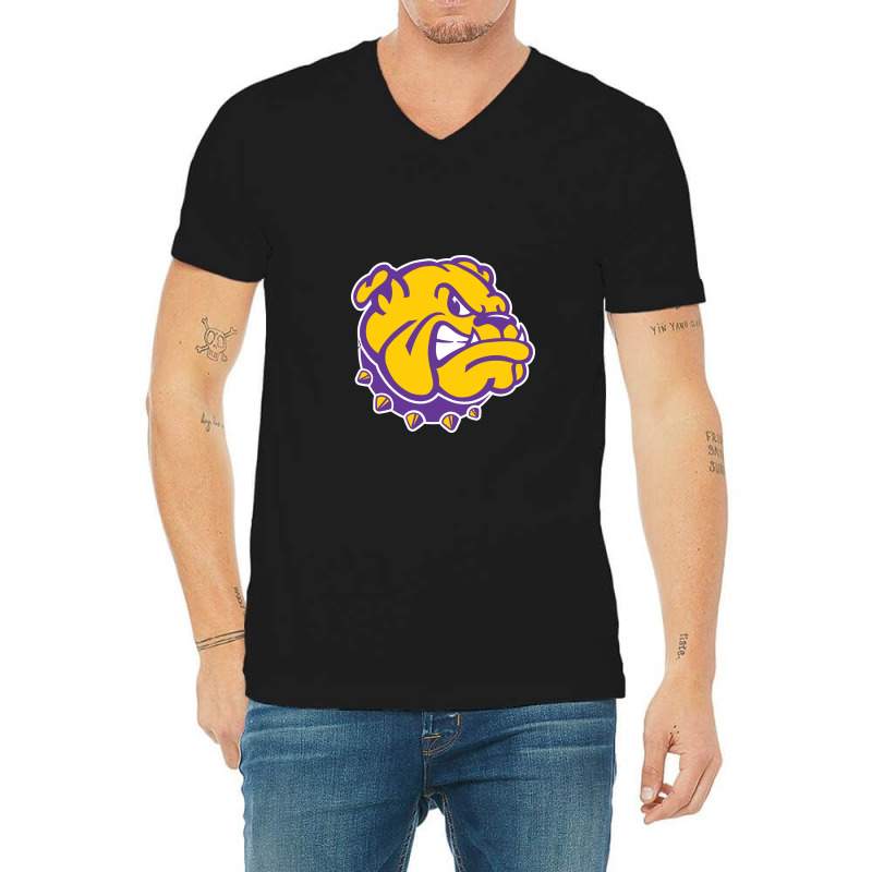 Western-illinois-leathernecks V-neck Tee | Artistshot