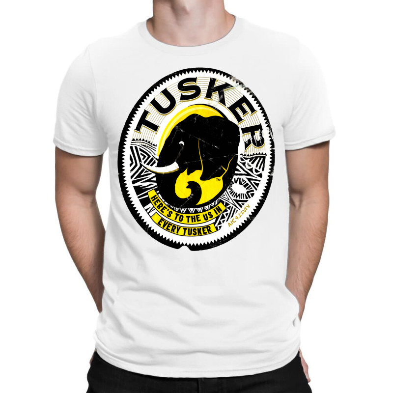 Distressed Tuskers T-Shirt by JenniferMoquin | Artistshot