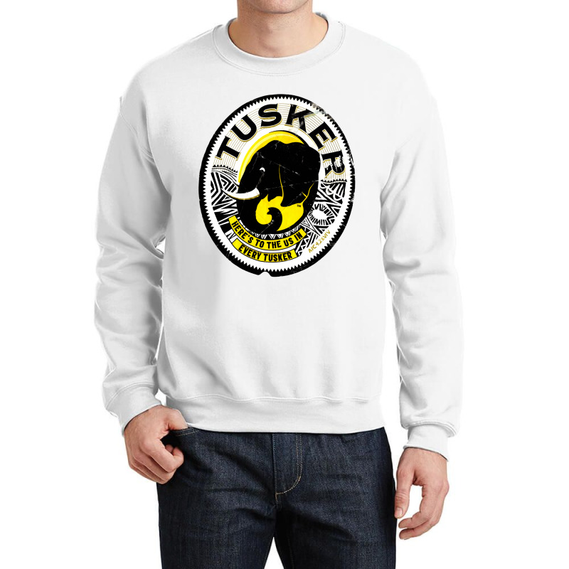 Distressed Tuskers Crewneck Sweatshirt by JenniferMoquin | Artistshot