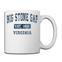 Big Stone Gap Virginia Va Vintage Sports Design Navy Print Zip Hoodie Coffee Mug | Artistshot