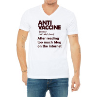 Anti Vaccine V-neck Tee | Artistshot