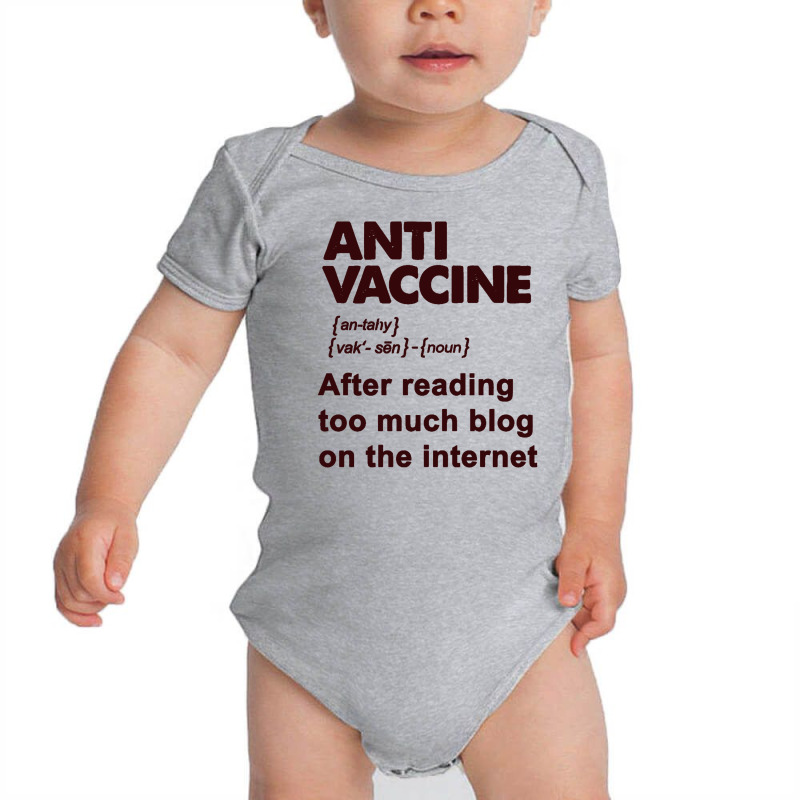 Anti Vaccine Baby Bodysuit by nanadesi | Artistshot