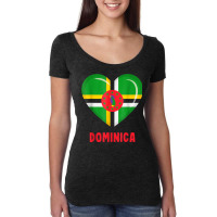 Dominica Flag Shirt Dominican T Shirt Women's Triblend Scoop T-shirt | Artistshot