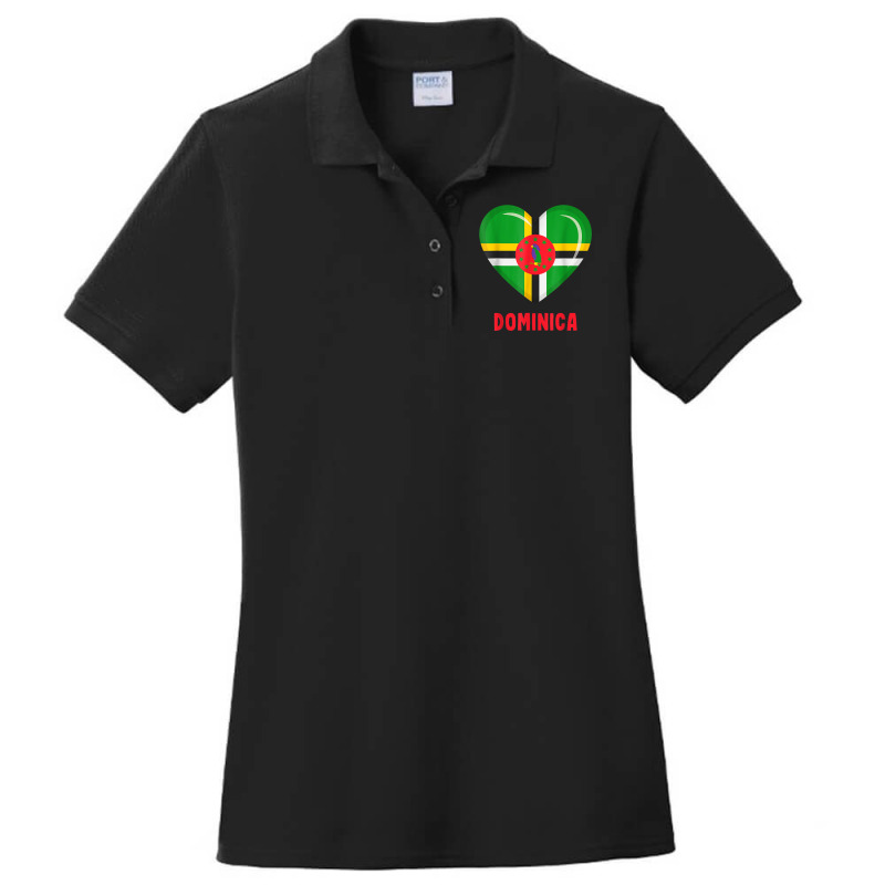 Dominica Flag Shirt Dominican T Shirt Ladies Polo Shirt by agueron | Artistshot