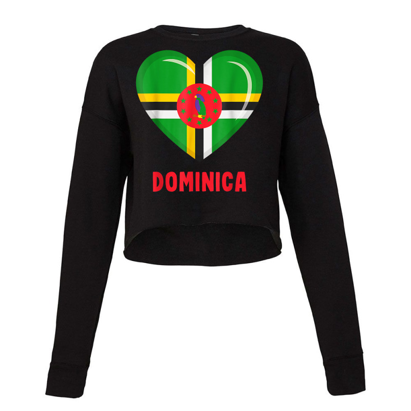 Dominica Flag Shirt Dominican T Shirt Cropped Sweater by agueron | Artistshot