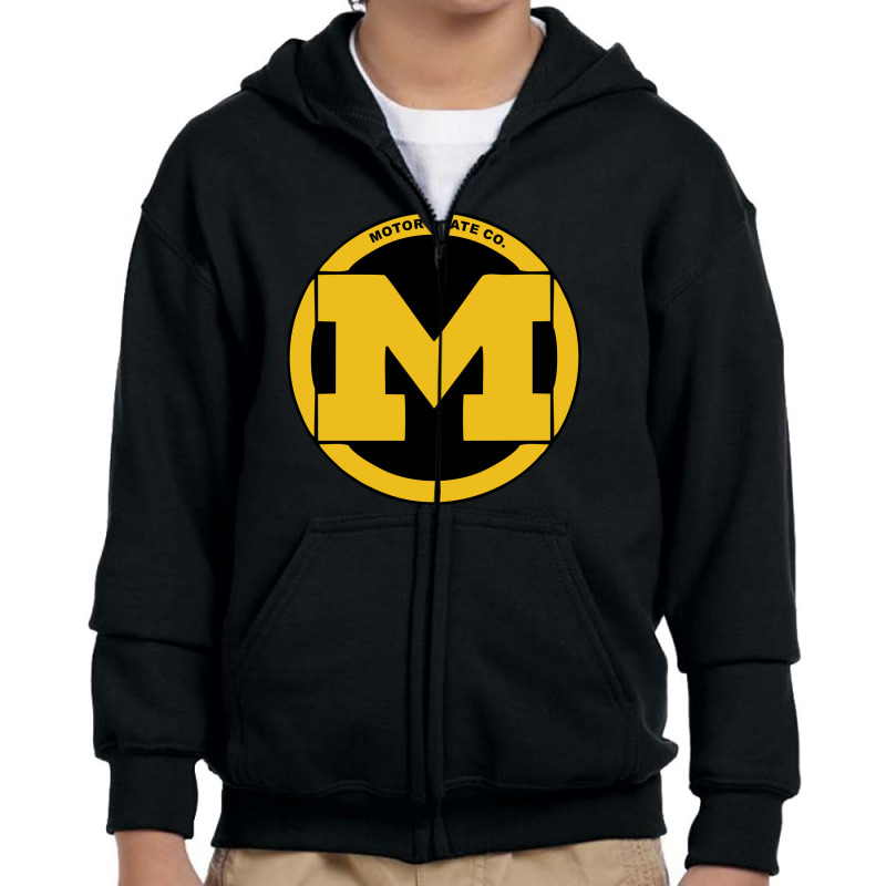 Motor Skate Co Youth Zipper Hoodie | Artistshot