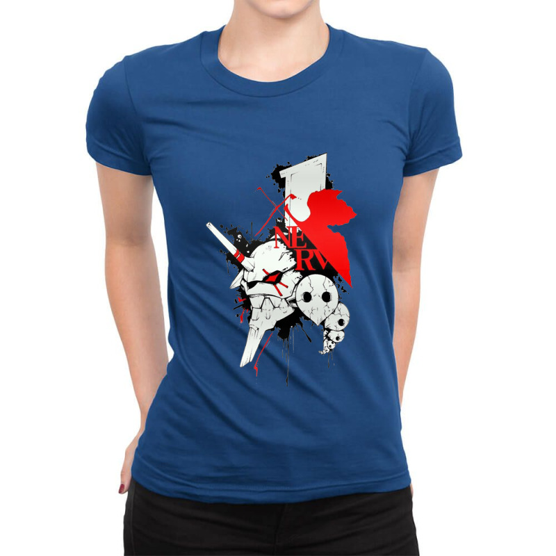 Neon Genesis Anime Ladies Fitted T-Shirt by dhini ramadani | Artistshot