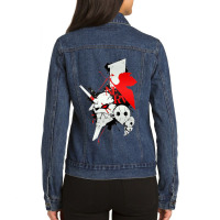 Neon Genesis Anime Ladies Denim Jacket | Artistshot