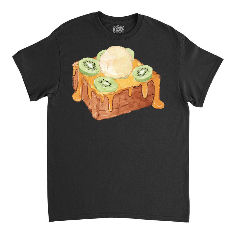 Brick Toast Bread Lover T  Shirt Honey Bread Brick Toast Topped With K Classic T-shirt by thymeartiste | Artistshot