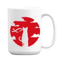 Ninja Cat 15 Oz Coffee Mug | Artistshot