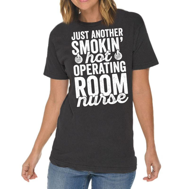 Operating Room Nurse Shirt For Or Nurse National Nurses Day Vintage T-Shirt by Binhthai9809 | Artistshot