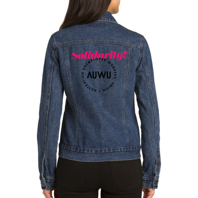 Solidarity Anarchist Ladies Denim Jacket by dhini ramadani | Artistshot