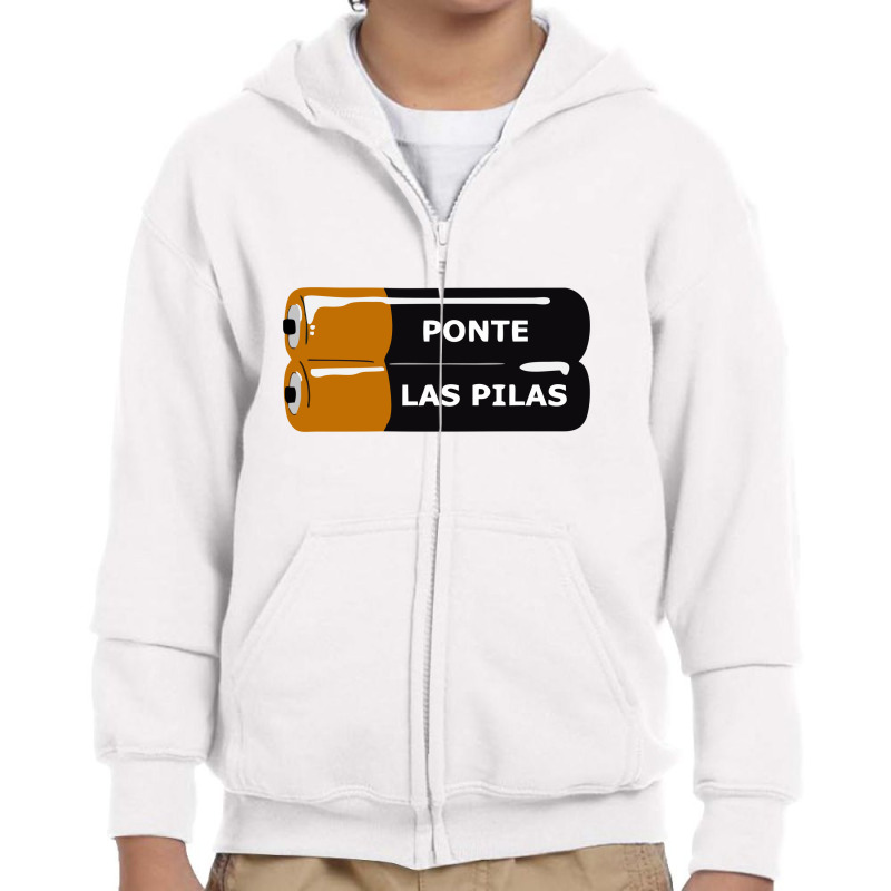 Ponte Las Pilas Youth Zipper Hoodie by durmisie | Artistshot