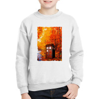 Tardis Art Painting Youth Sweatshirt | Artistshot