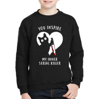 Funny Cat Youth Sweatshirt | Artistshot