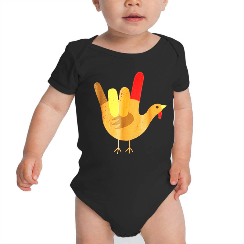 American Sign Language I Love You Baby Bodysuit by Azura Store | Artistshot