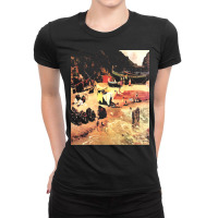 Famous Paintings T  Shirt Fishing Boats At Capri T  Shirt Ladies Fitted T-shirt | Artistshot