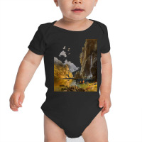 Famous Paintings T  Shirt Indians Spear Fishing By Albert Bierstadt. T Baby Bodysuit | Artistshot