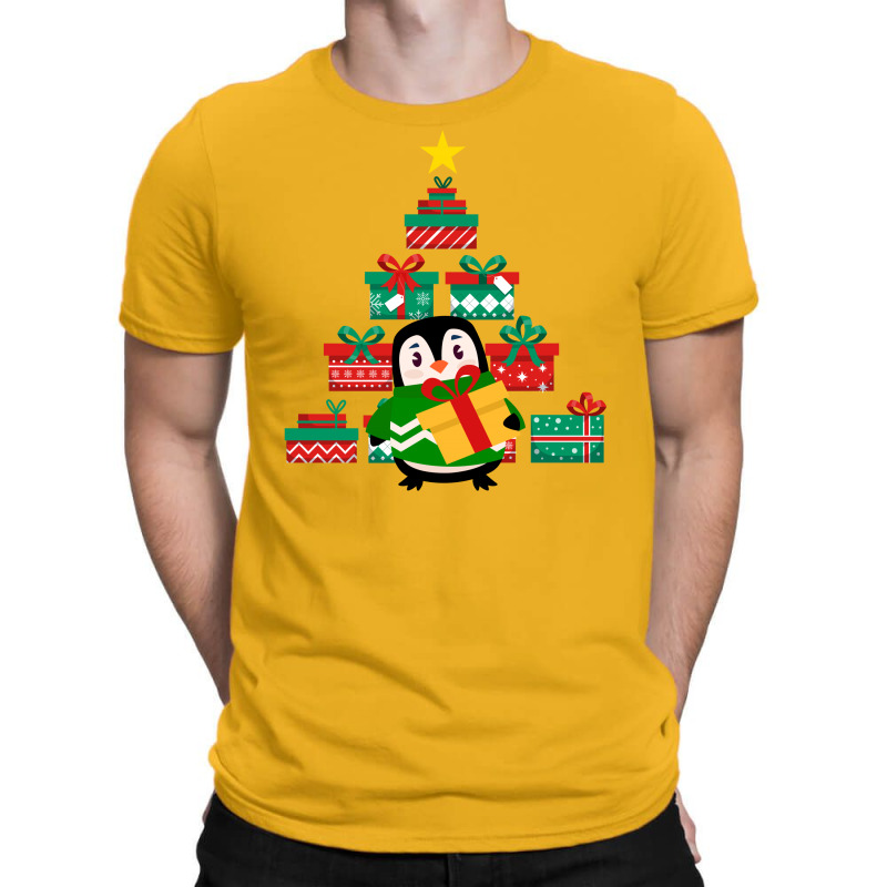 Christmas Penguin T-shirt | Artistshot