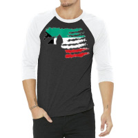 Kuwait Soldier Salute Veteran Patriot T Shirt 3/4 Sleeve Shirt | Artistshot