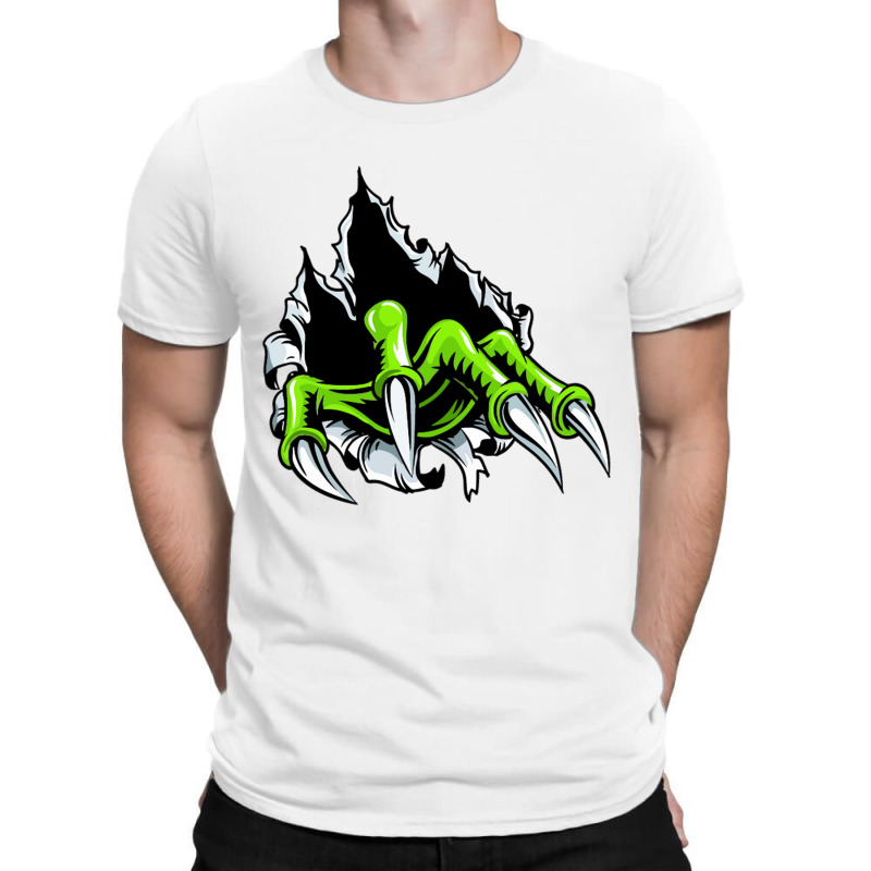 Green Monster Hand T-shirt | Artistshot