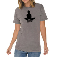 Just Breathe   Yoga Find Your Chi Vintage T-shirt | Artistshot