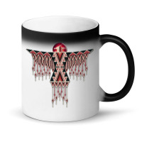 Red Native American Southwest Style Thunderbird Magic Mug | Artistshot