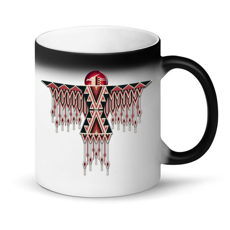 Red Native American Southwest Style Thunderbird Magic Mug | Artistshot