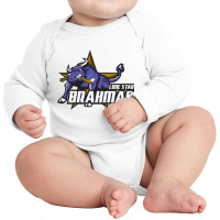 Lone Star Brahmas Vintage T Shirt Long Sleeve Baby Bodysuit | Artistshot