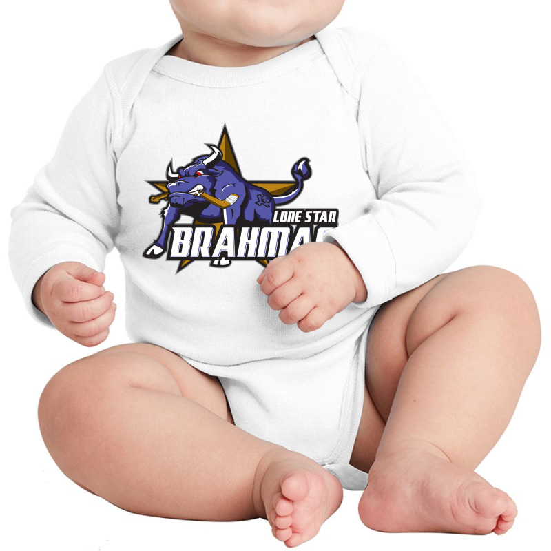 Lone Star Brahmas Vintage T Shirt Long Sleeve Baby Bodysuit by ADORABLESUN | Artistshot