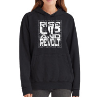 Rise Up And Revolt 2 Vintage Hoodie | Artistshot