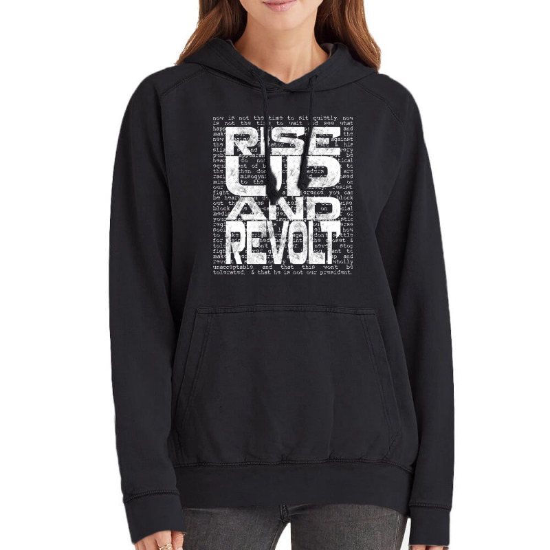 Rise Up And Revolt 2 Vintage Hoodie | Artistshot