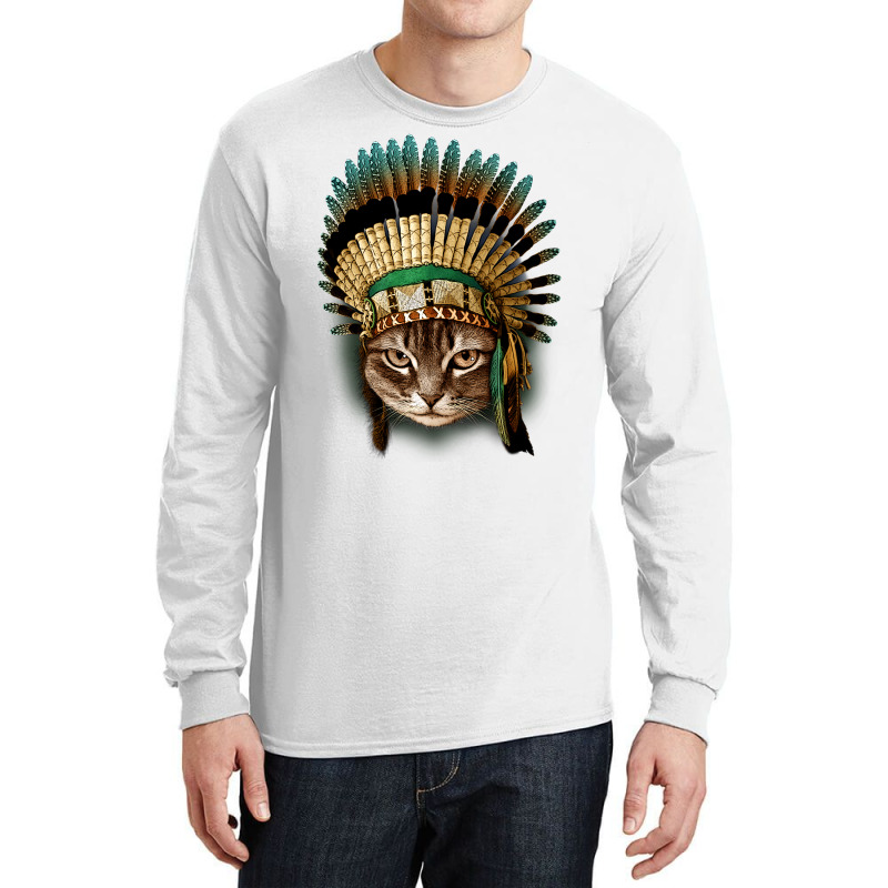 Chief Cat Long Sleeve Shirts | Artistshot
