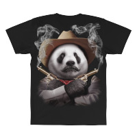 Panda Cross Guns All Over Men's T-shirt | Artistshot