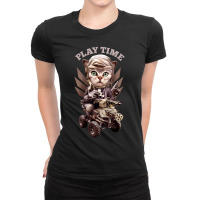 Playtime Ladies Fitted T-shirt | Artistshot