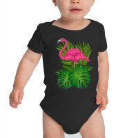 Tropical Animal Lover Exotic Bird Lover Pink Flamingo T Shirt Baby Bodysuit | Artistshot