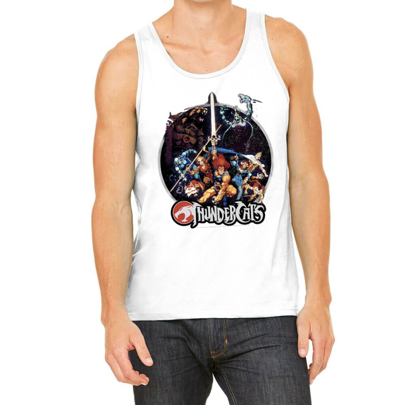 Thundercats Group Shot Vintage Circle T Shirt Tank Top by Binhthai9809 | Artistshot