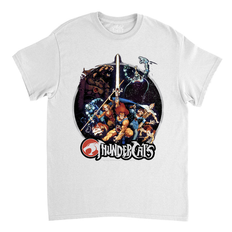 Thundercats Group Shot Vintage Circle T Shirt Classic T-shirt by Binhthai9809 | Artistshot