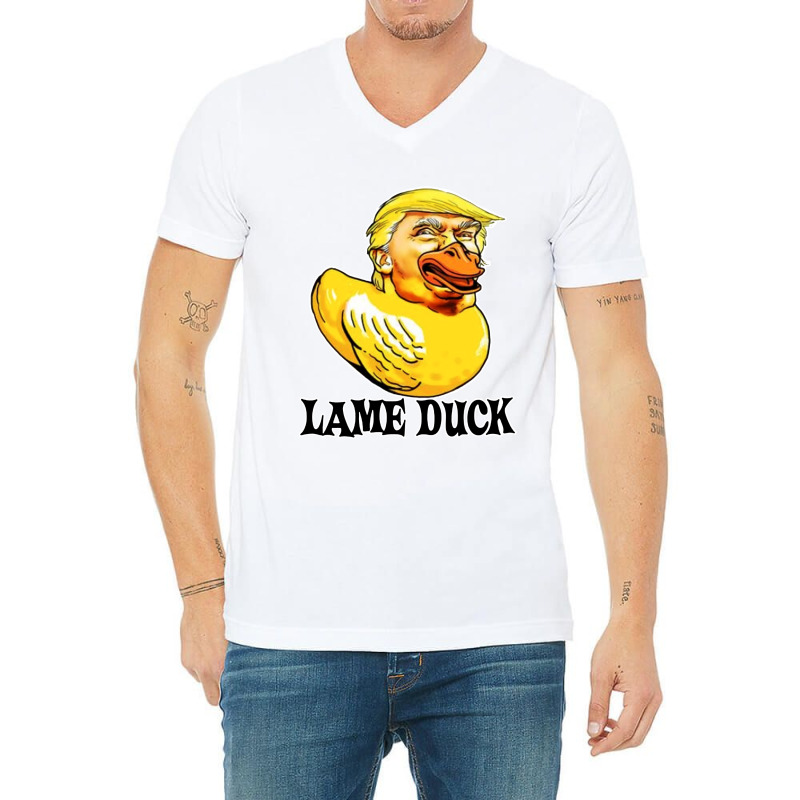 Lame Duck President Trump V-neck Tee | Artistshot