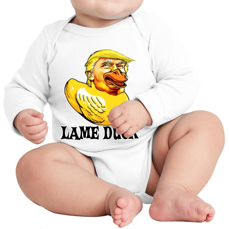 Lame Duck President Trump Long Sleeve Baby Bodysuit | Artistshot