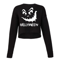 Halloween Pumpkin Funny Face Classic Cropped Sweater | Artistshot