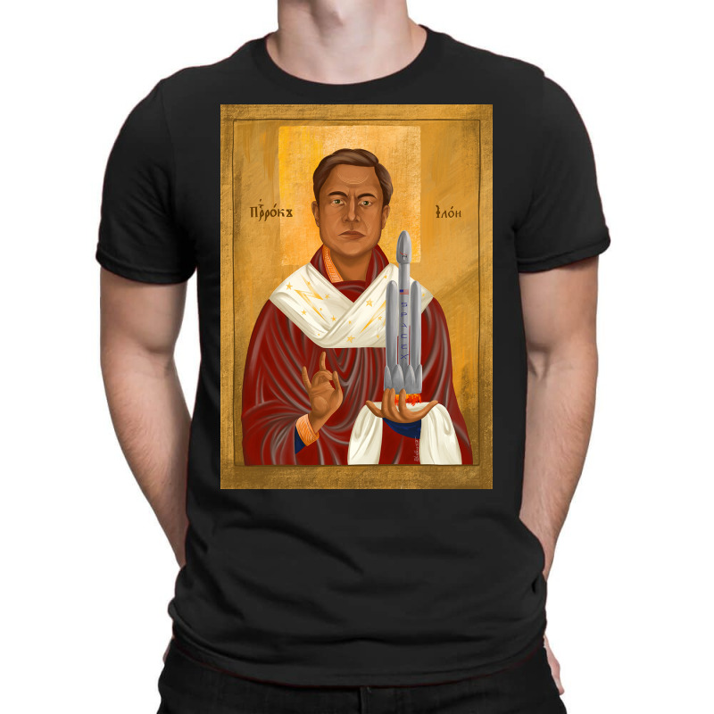 Holy Prophet Elon Musk T-Shirt by trokeryth | Artistshot