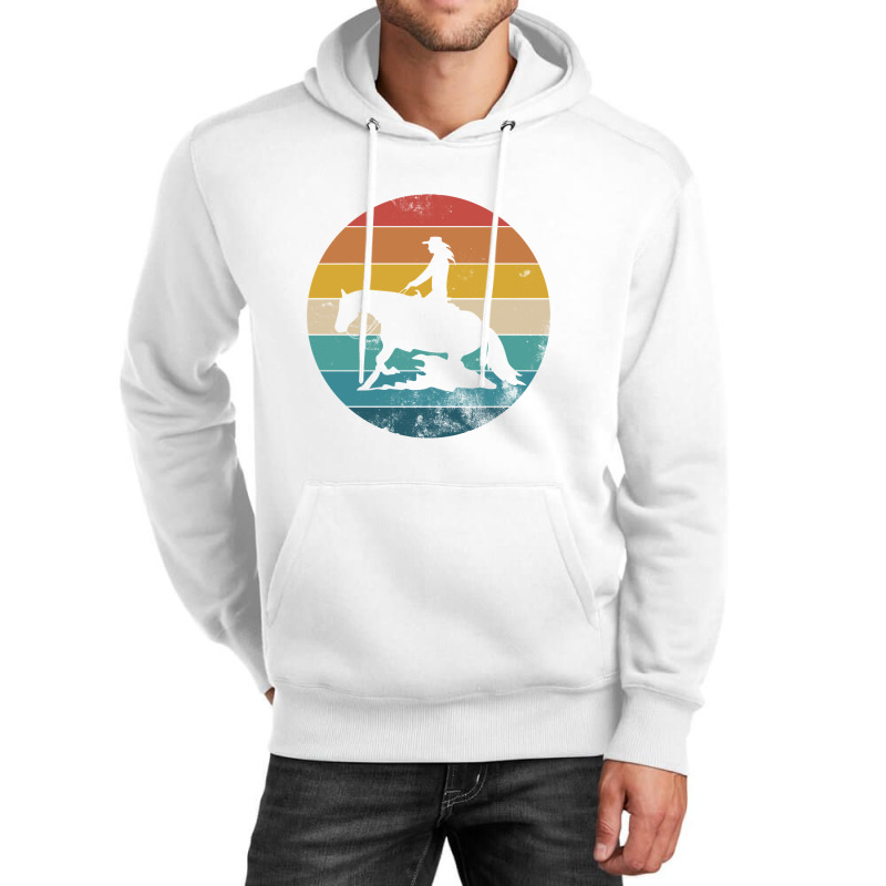 Western Rider Reining Quarter Horse Sliding Stop Pullover Hoodie Unisex Hoodie | Artistshot