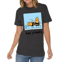 Bee Friendly Vintage T-shirt | Artistshot